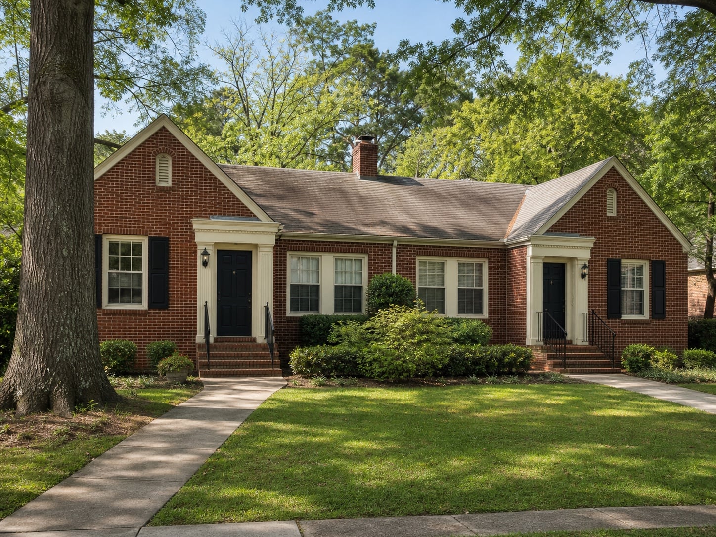 Traditional Alabama brick duplex considered for an investment search